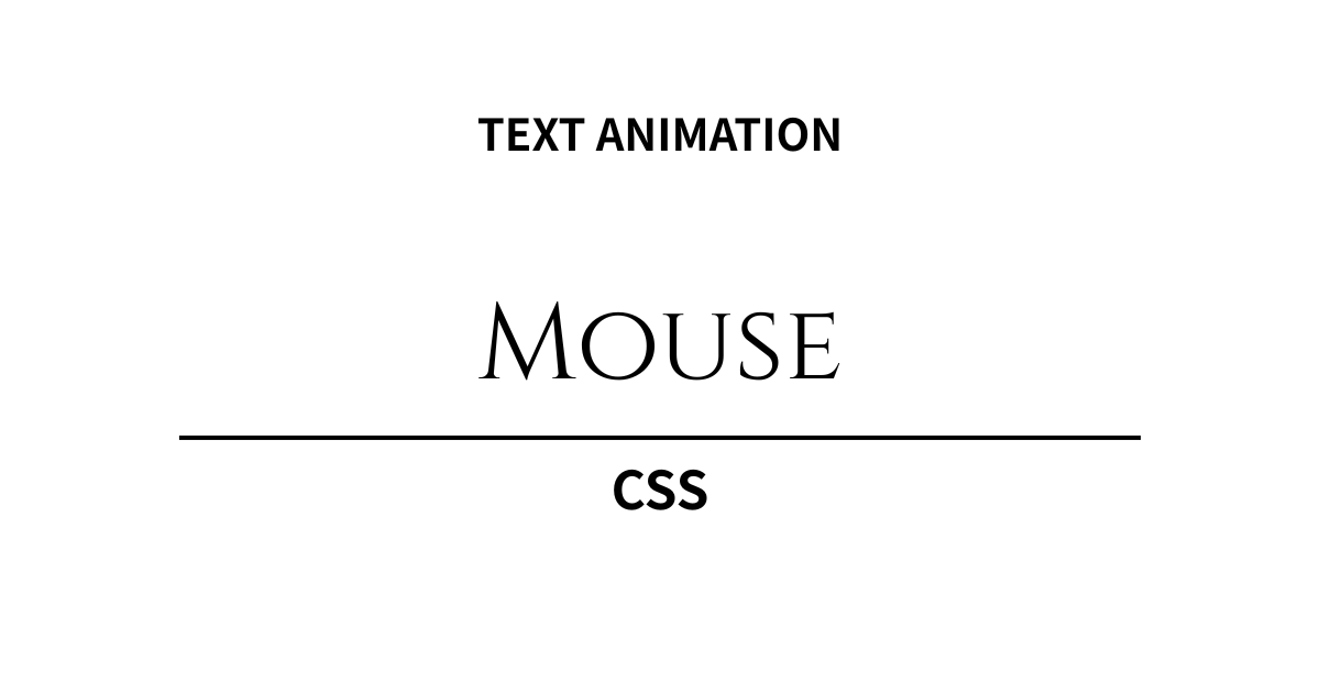 視線とカーソルを奪う!CSSテキストアニメーション「マウス追従・パララックス」5選
