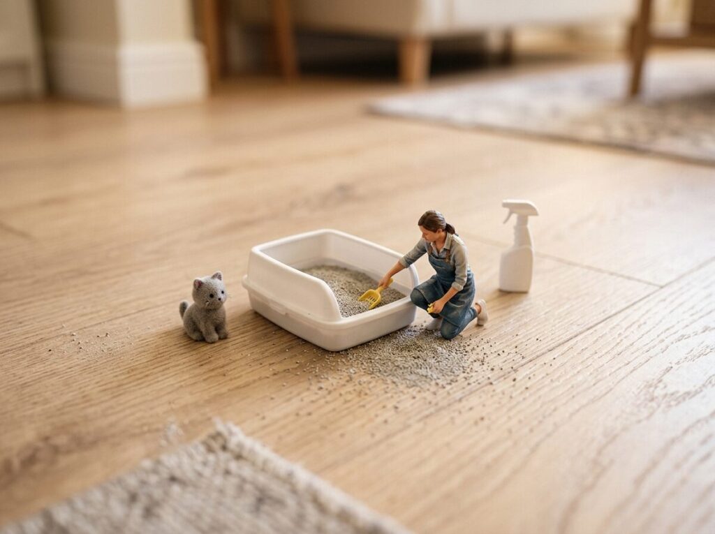猫がトイレ以外でおしっこするようになった原因と対処法